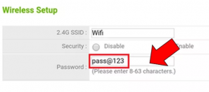 finally your wifi password