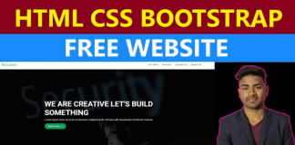 HTML CSS Create Responsive Website With Source Code html-css-website