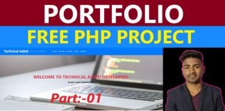 Portfolio Web-Project php With source code Download portfolio project