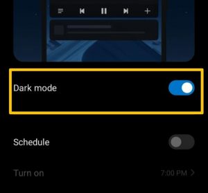 finally enable dark mode