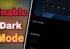 enable android dark mode