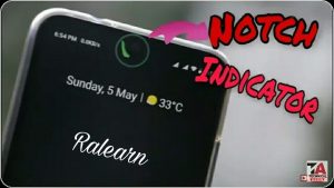 Notch battery indicator