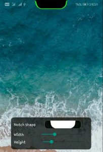 finally notch indicator enable