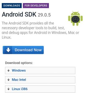 download android sdk tool