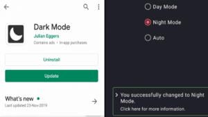 dark mode install apps