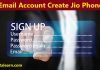 jio phone me email account create kaise kare