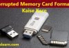 Corrupted Memory Card ko Formate Kaise Kare