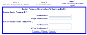 dena bank create transaction id