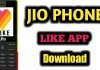 jio phone me like app download kaise kare