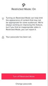 enable restricted mode in tik tok