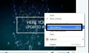 save the facebook video