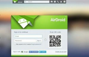 Go to Web.airdroid.com
