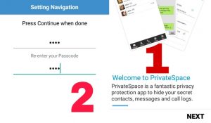 open your call and sms hide apps