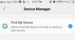 Active your android manager
