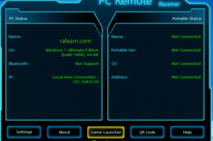 your computer details