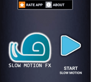 click on the slow motion fx