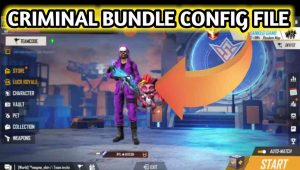 Free Fire Criminal Bundle Zip Config Glitch File
