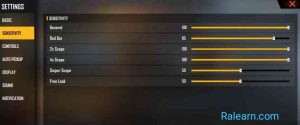 2GB RAM Sensitivity Settings One Tap Headshot
