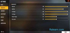3GB RAM Sensitivity Settings One Tap Headshot