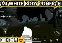 BGMI Latest Update White Body No Recoil Config File