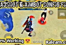 Free Fire Headshot, Aimbot Config File Free Download