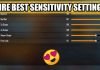 Free Fire Sensitivity Settings