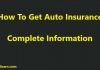 How to Get Auto Insurance