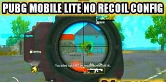 PUBG Mobile Lite No Recoil Config