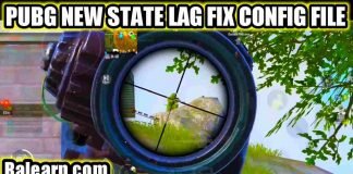 PUBG New State Lag Fix Config 3GB, 4GB 6GB Ram New Update PUBG New State Lag Fix Config