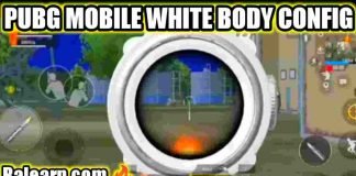 Black Sky & White Body Config File For PUBG Mobile (100% Work) Black Sky & White Body Config File