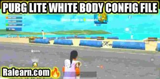 White Body Config File Download For PUBG Lite (100% Work) White Body Config File Download For PUBG Lite