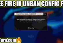 Free Fire BAN Account To Unban Recovery Config