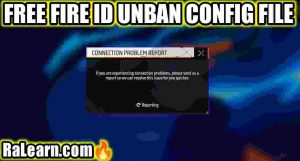 Free Fire BAN Account To Unban Recovery Config