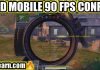 COD Mobile 90 Fps or 120 Fps Config File