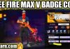 Free Fire Max V Badge Signature Color Symbol Code
