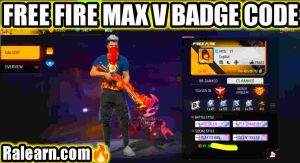 Free Fire Max V Badge Signature Color Symbol Code