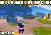 PUBG Mobile & BGMI High Jump Config File