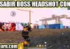 Sk Sabir Boss ID, Bundle, Headshot Config